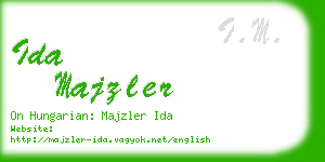 ida majzler business card